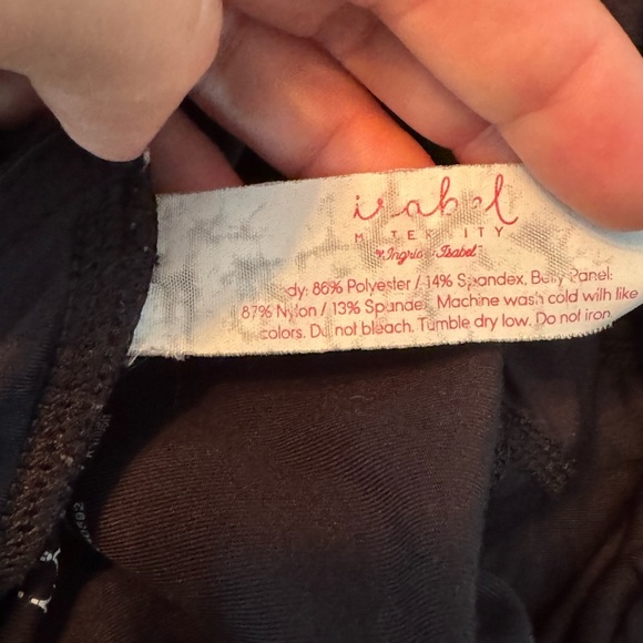 Isabel Maternity by Ingrid & Isabel Black leopard legging medium - Picture 5 of 7